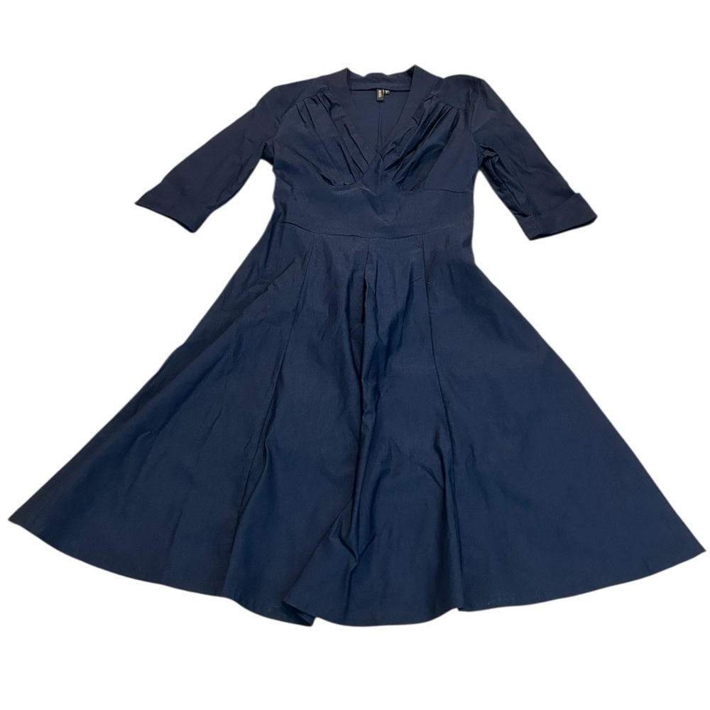 MIUSOL blue retro style dress